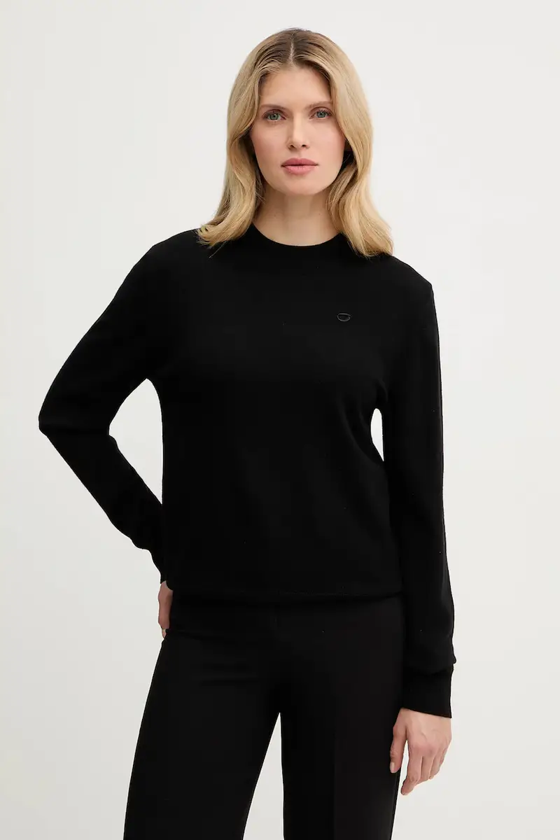 maglione in lana Classic Nero