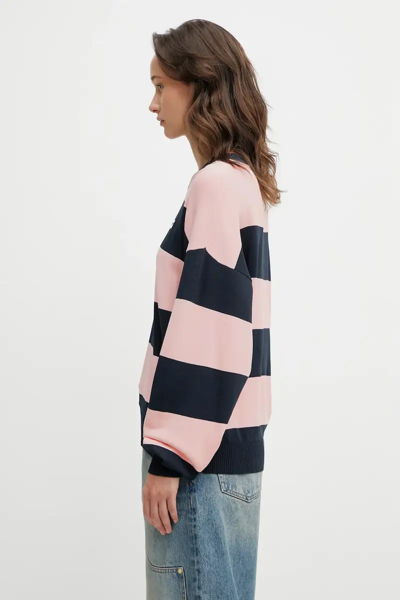 maglione Striped Rosa miniatura 2