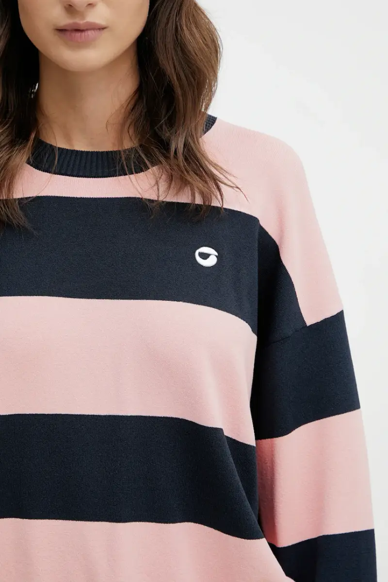 maglione Striped Rosa miniatura 4