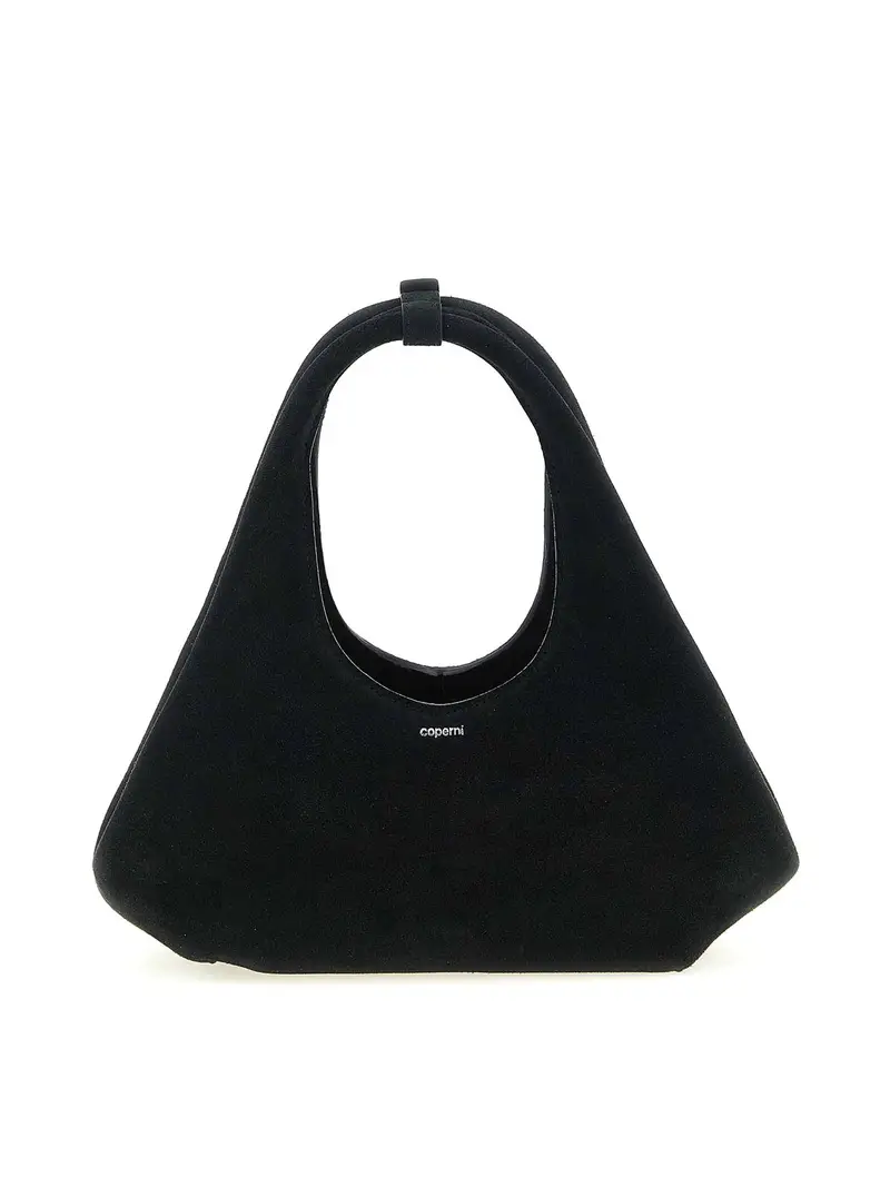 Mini borsetta piegata Nero