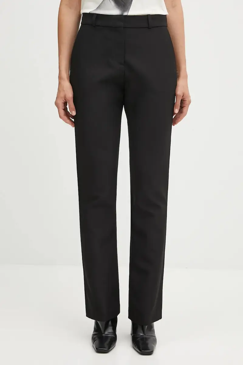 pantaloni Boyfriend donna colore nero COPP117F3004