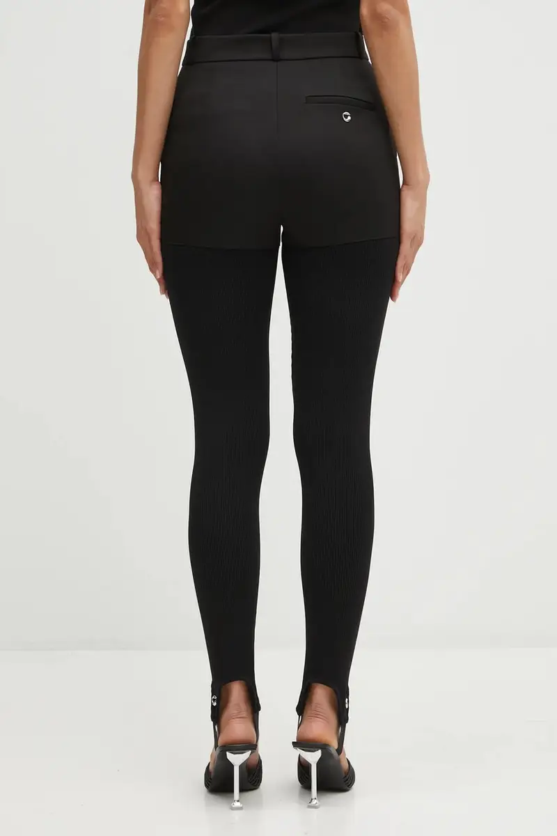 pantaloni Hybrid Rib donna colore nero COPP138F3004 miniatura 3