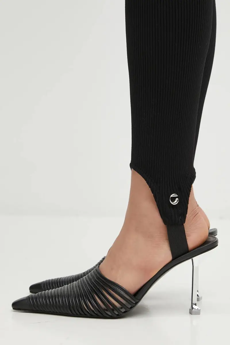 pantaloni Hybrid Rib donna colore nero COPP138F3004 miniatura 4