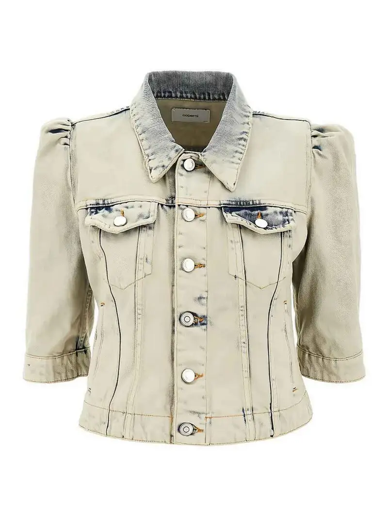 Slim-Fit Cropped Denim