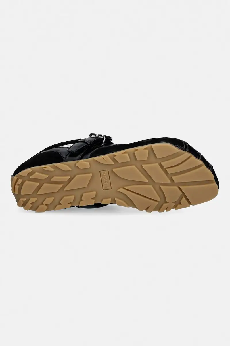 sneakers in pelle 5T Nero miniatura 5