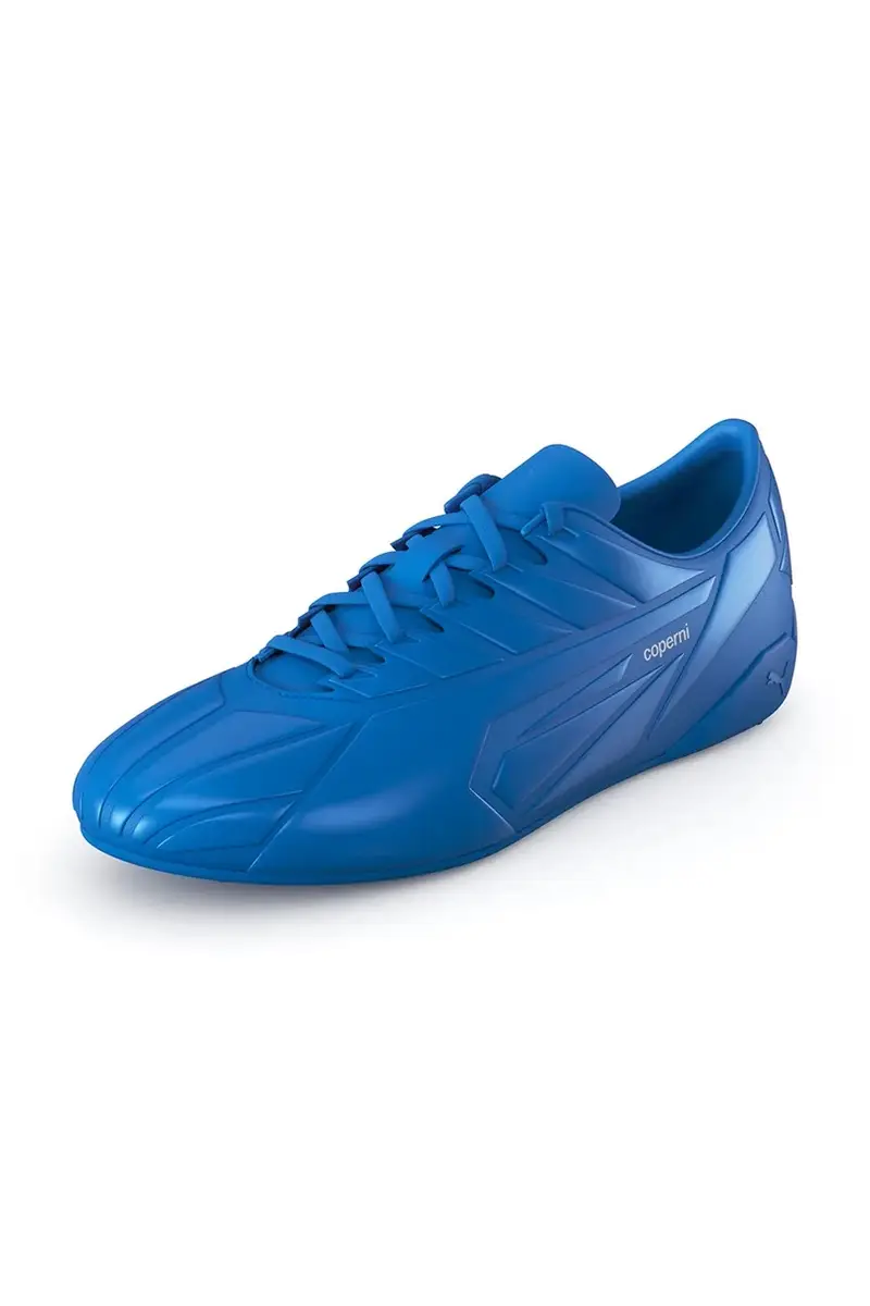 sneakers x Puma Speedcat colore blu 398650 miniatura 2