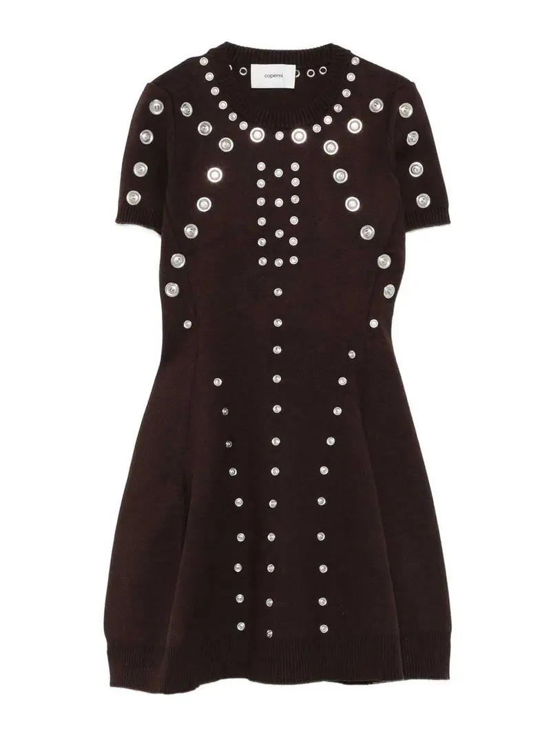 Vestito marrone corto