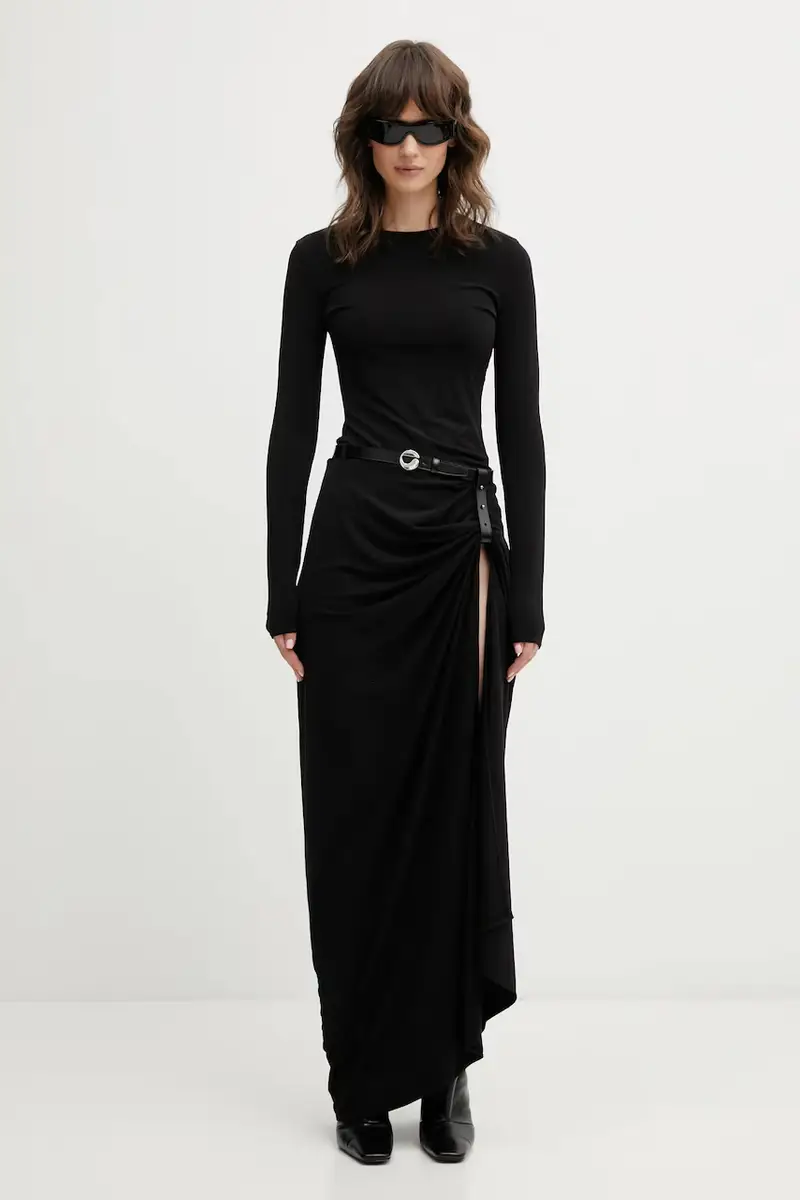 vestito Suspended colore nero COPR223F5022 miniatura 5