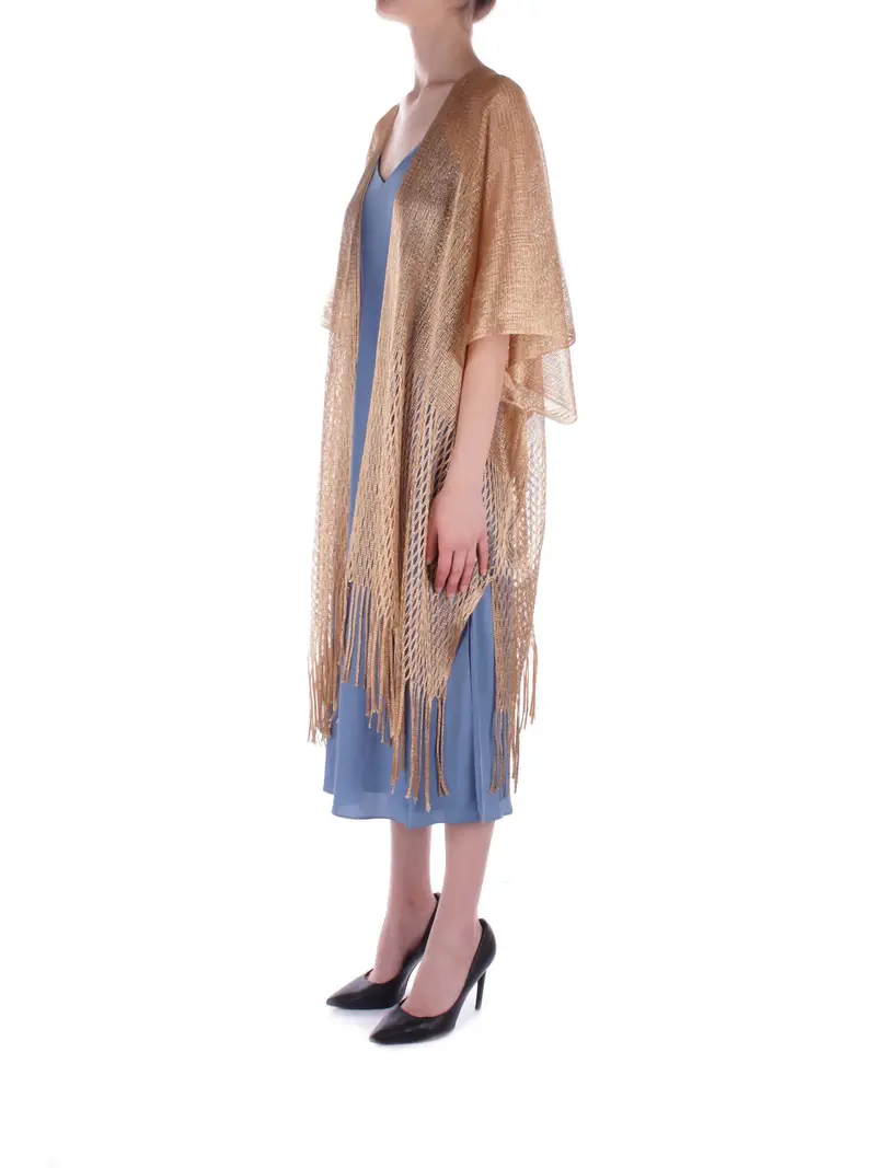 Coprispalle Donna BLUGIRL BLUMARINE Oro Copriabito a rete miniatura 2