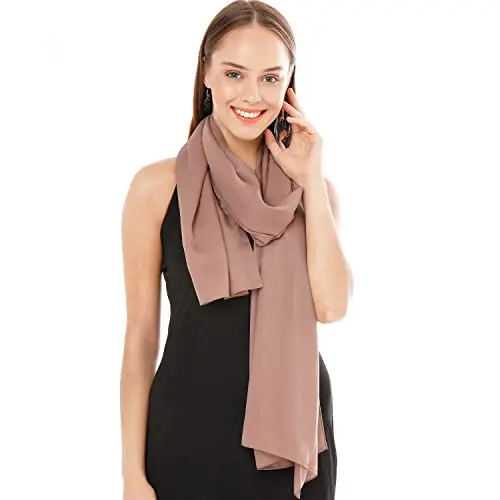 Coprispalle Donna Elegante Chiffon Sciarpa Sciarpe, Scialle Foulard Donna Moda, Stola Elegante Signora Cerimonia, Abiti