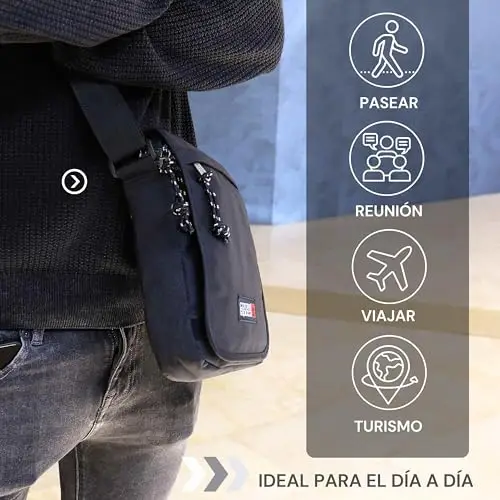 Coronel Tapiocca Borsello Uomo Nero 3013885 miniatura 3