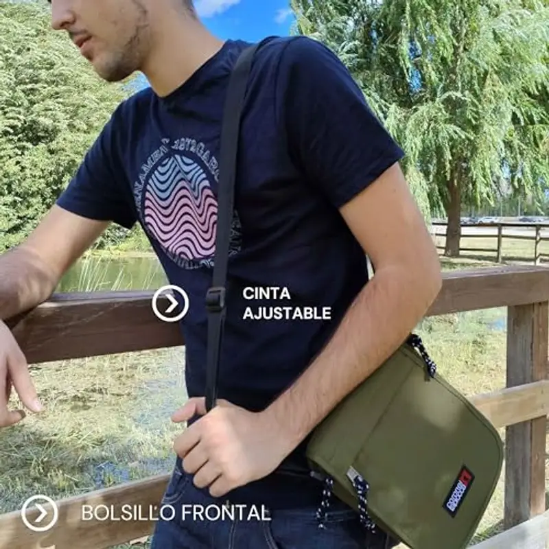 Coronel Tapiocca Borsello Uomo Nero 2318383 miniatura 2