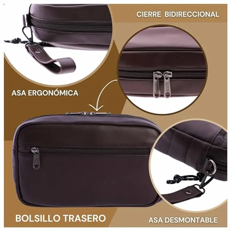 Coronel Tapiocca Borsello Uomo Marrone 2160014 miniatura 3