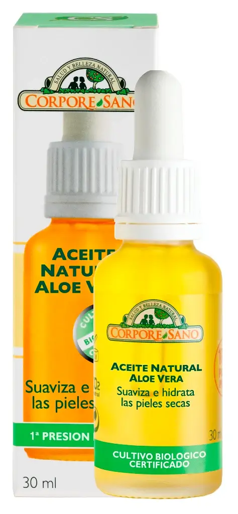 Olio Naturale di Aloe Vera 30ml Bio