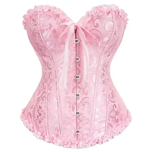 Corsetto Nero Donna Elegante, Corsetto Per Donne, Bustino Shapewear Lingerie, Corpetto In Pizzo Push Up Per La Vita,