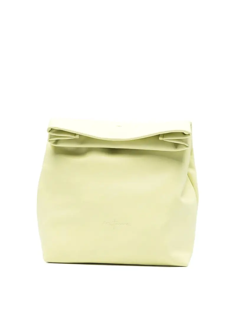 Pochette grande in pelle Delhi Giallo