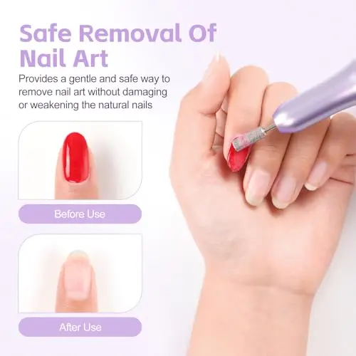 COSCELIA Fresa per Unghie Professionale 29 in 1, 20000 RPM Lima Elettrica per Unghie, Portatile Velocità Regolabil miniatura 2