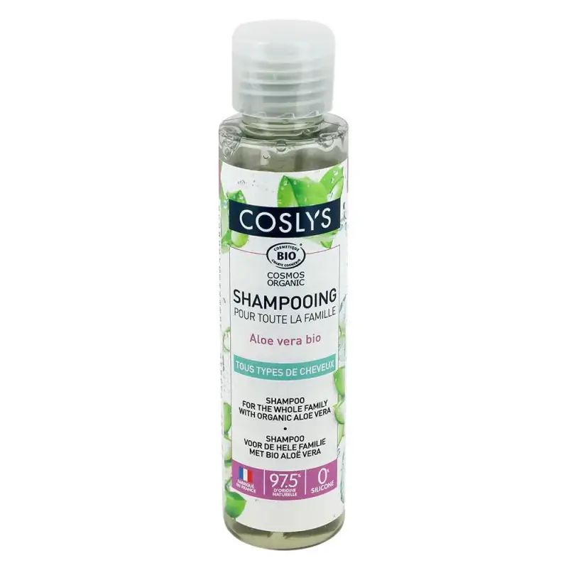 Shampoo Famiglia all'Aloe Vera Bio Tutti i Tipi di Capelli 100ml