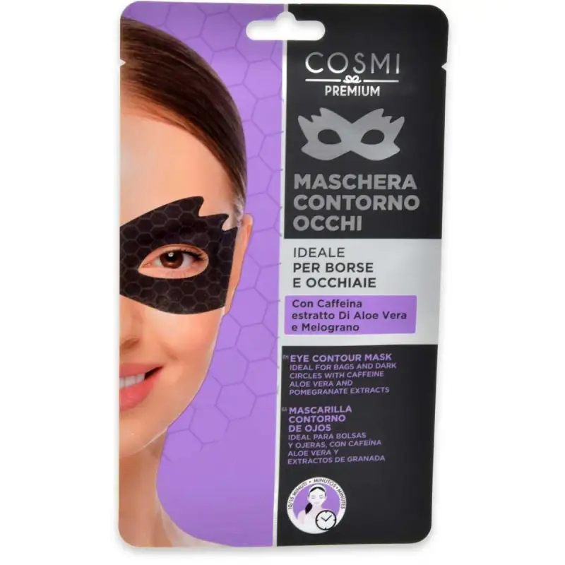 maschera contorno occhi aloe e melograno