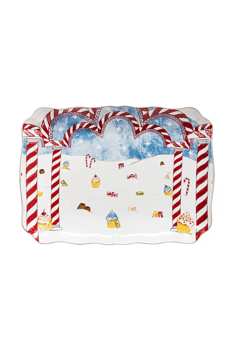 piatto da portata 36 cm Multicolore