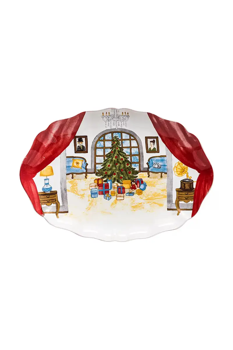 piatto da portata 40 cm Multicolore