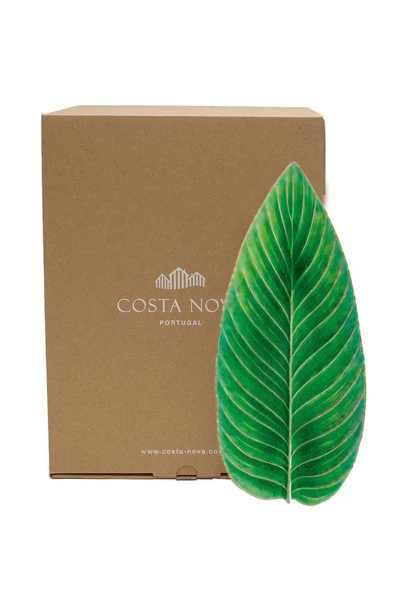 piatto da portata Riviera Strelizia 40 cm colore verde miniatura 2