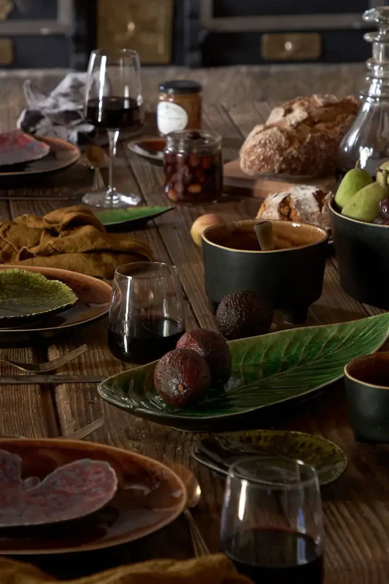 piatto da portata Riviera Strelizia 40 cm colore verde miniatura 4