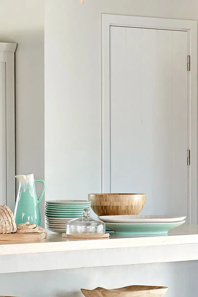 piatto Taormina 34 cm colore turchese miniatura 2