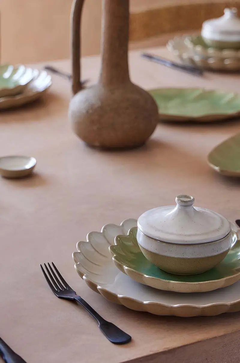 set piatti Marrakesh 28 cm pacco da 6 Bianco miniatura 3