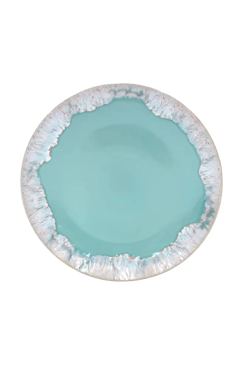 set piatti Taormina 27 cm pacco da 6 colore turchese