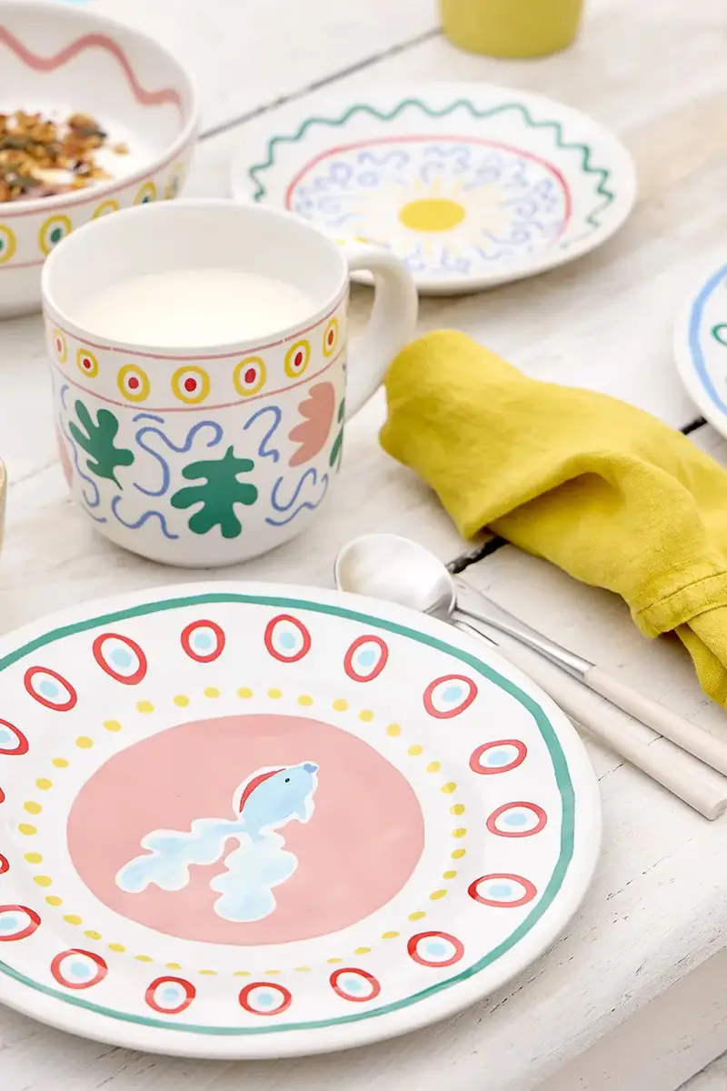 set tazze Summer Bliss 500 ml pacco da 6 Multicolore miniatura 2