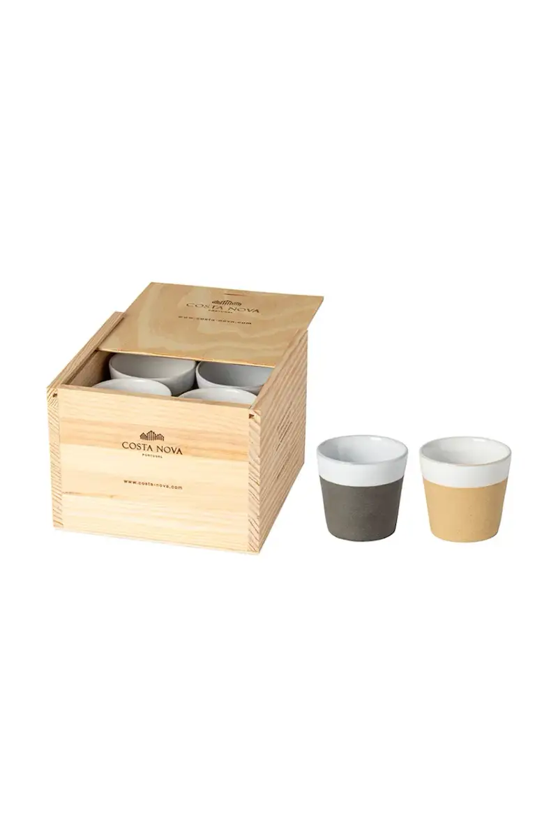 set tazzine da caffe Grespresso Nature pacco da 8 Multicolore