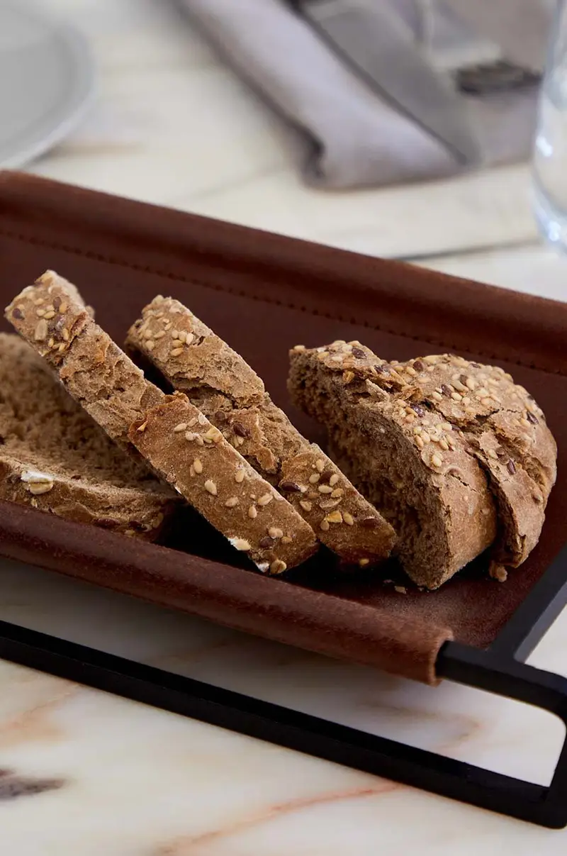 vasoio Leather 25 cm Marrone miniatura 2