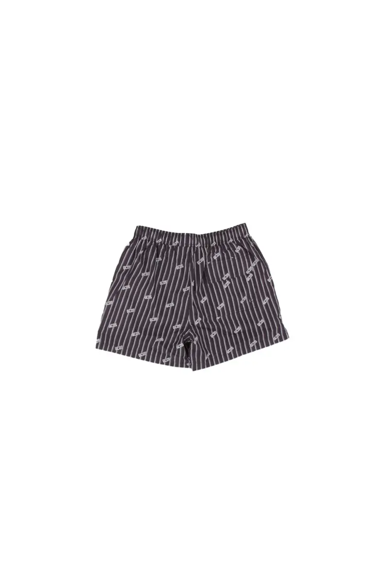 Costume da bagno Uomo GCDS Black Essentials pinstripe wimshorts miniatura 2