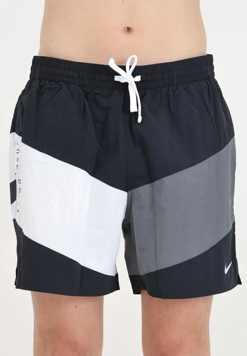 Costume da bagno uomo nike volley multi logo - nero |  Nike