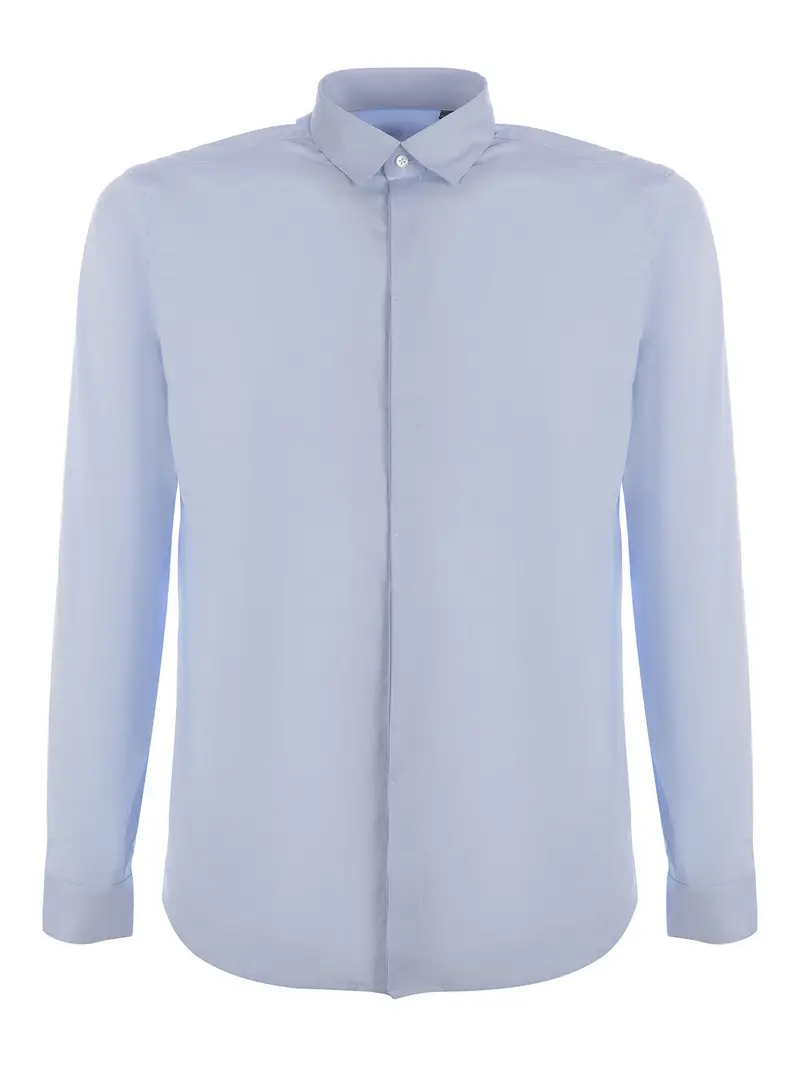 Camicia costume in cotone Azzurro