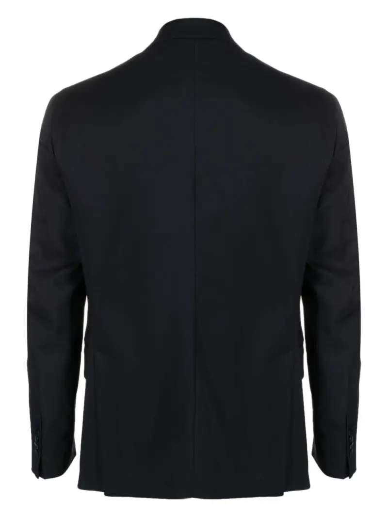 Giacca Uomo Blu Lana miniatura 2