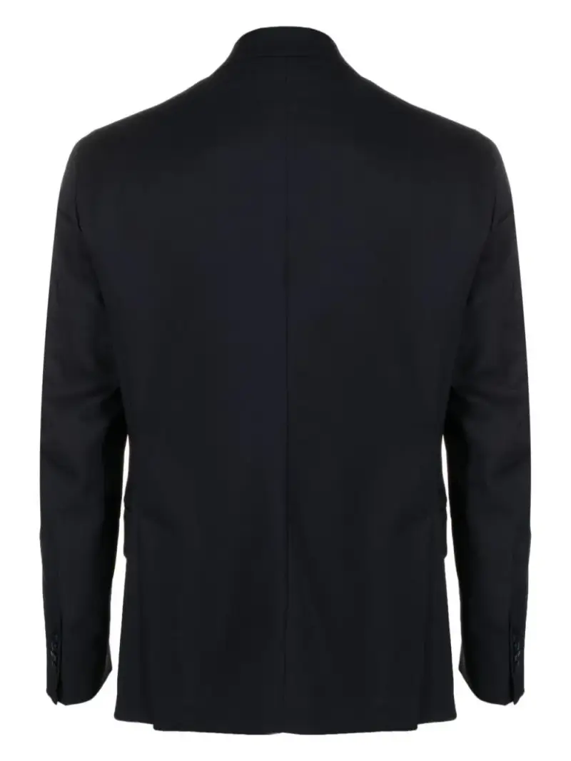 Giacca Uomo Blu Lana miniatura 2