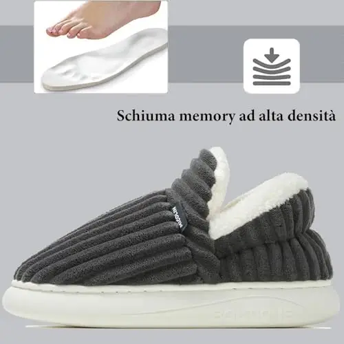 Coswind Pantofole Uomo Rosso 3725552 miniatura 3