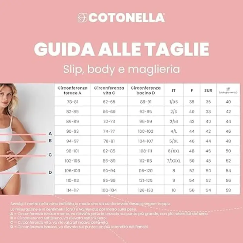 Cotonella Slip Donna Nero 2091249 miniatura 3