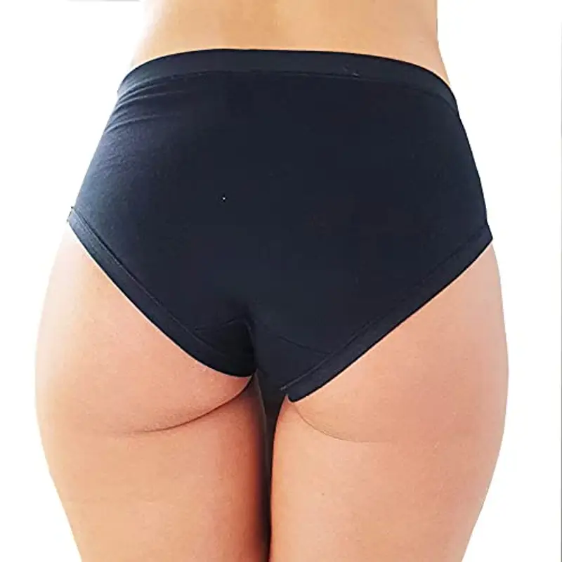 Cotonella Slip Donna Nero 2143973 miniatura 3