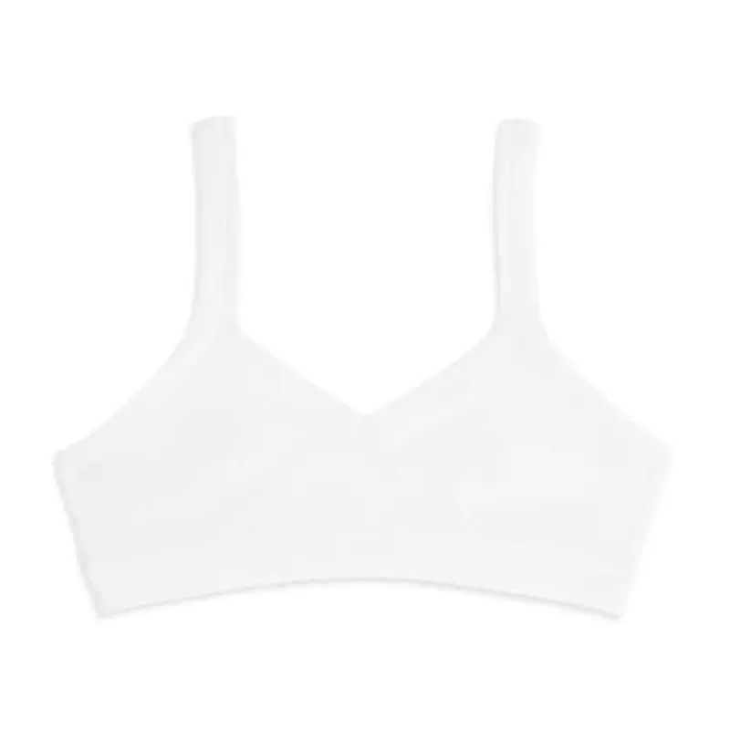 Cotonella, Brassiere in Morbido Cotone Bielastico - Comoda Brassiere dai Bordi Extracomfort - Art. GD065 - Bianco tg. 3