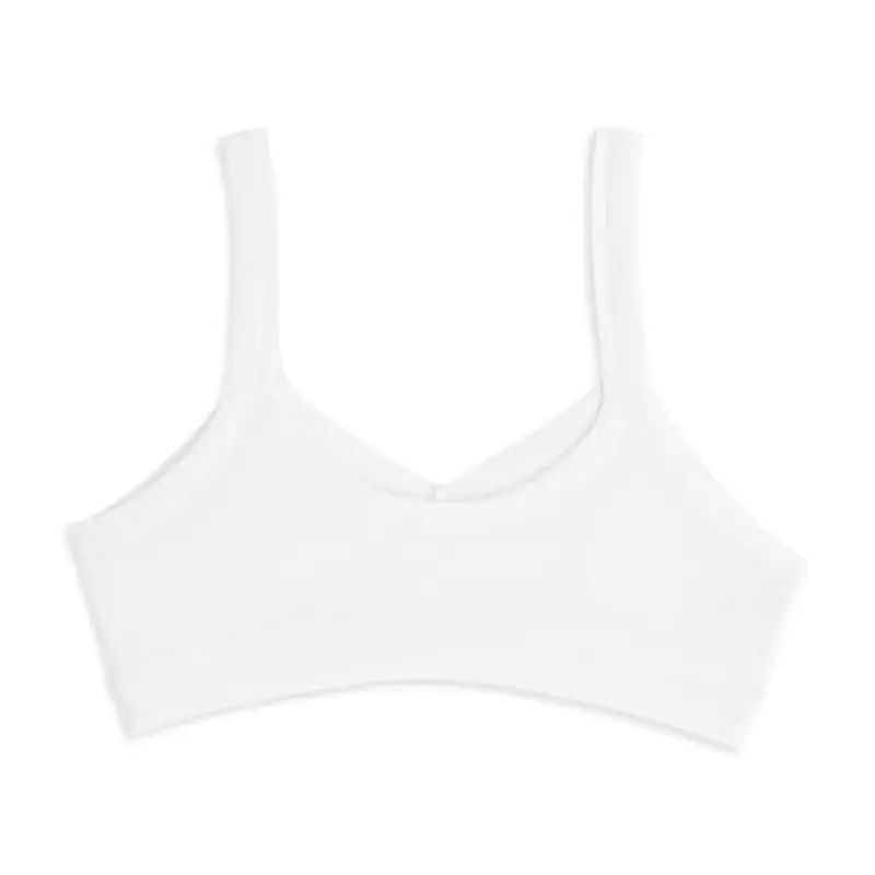 Cotonella, Brassiere in Morbido Cotone Bielastico - Comoda Brassiere dai Bordi Extracomfort - Art. GD065 - Bianco tg. 3 miniatura 2