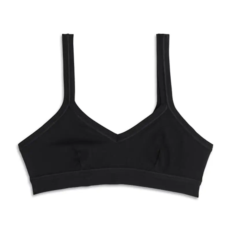 Cotonella, Brassiere in Morbido Cotone Bielastico - Comoda Brassiere dai Bordi Extracomfort - Art. GD065 - Nero tg. 2