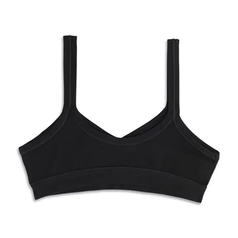Cotonella, Brassiere in Morbido Cotone Bielastico - Comoda Brassiere dai Bordi Extracomfort - Art. GD065 - Nero tg. 2 miniatura 2
