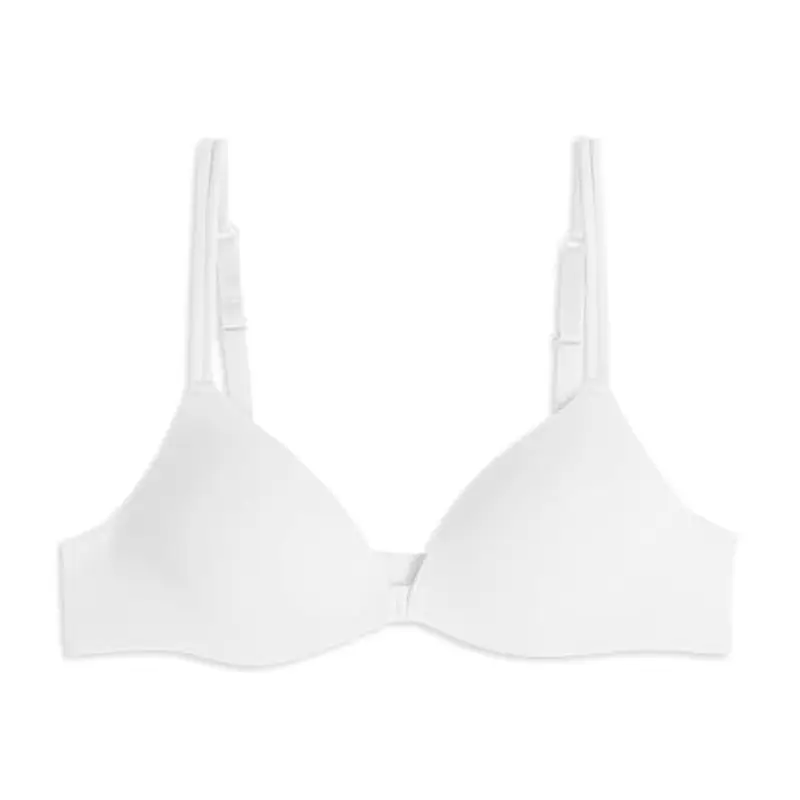 Cotonella, Reggiseno a Triangolo Chiara in Morbida Microfibra, con Coppe Imbottite Preformate e Foderate in Cotone -