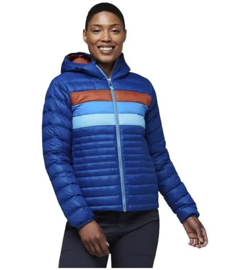 Fuego Down Hooded - giacca piumino - donna Blue