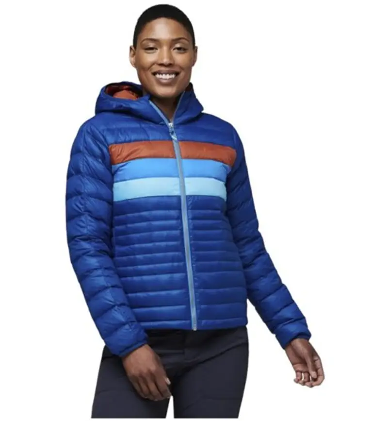 Fuego Down Hooded - giacca piumino - donna Blue