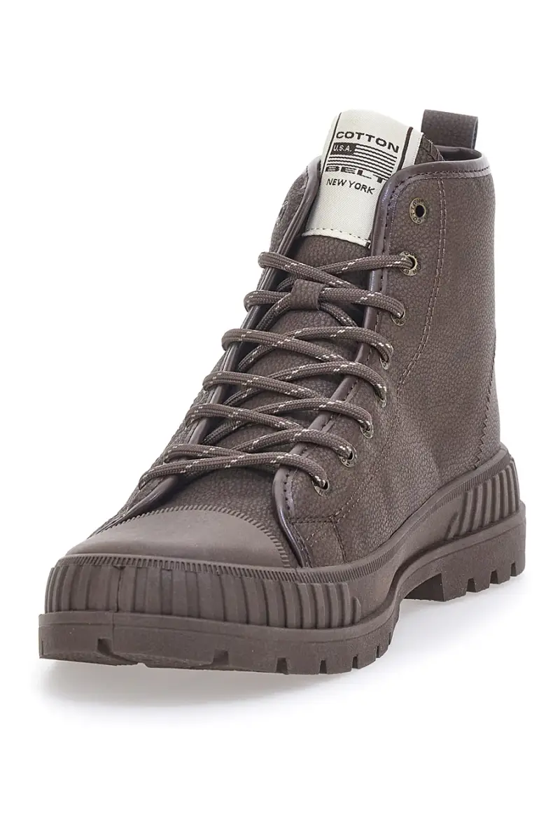 Sneakers Mid Cut Cotton Belt Dre NBK Tumbled [CAFFE'] miniatura 3