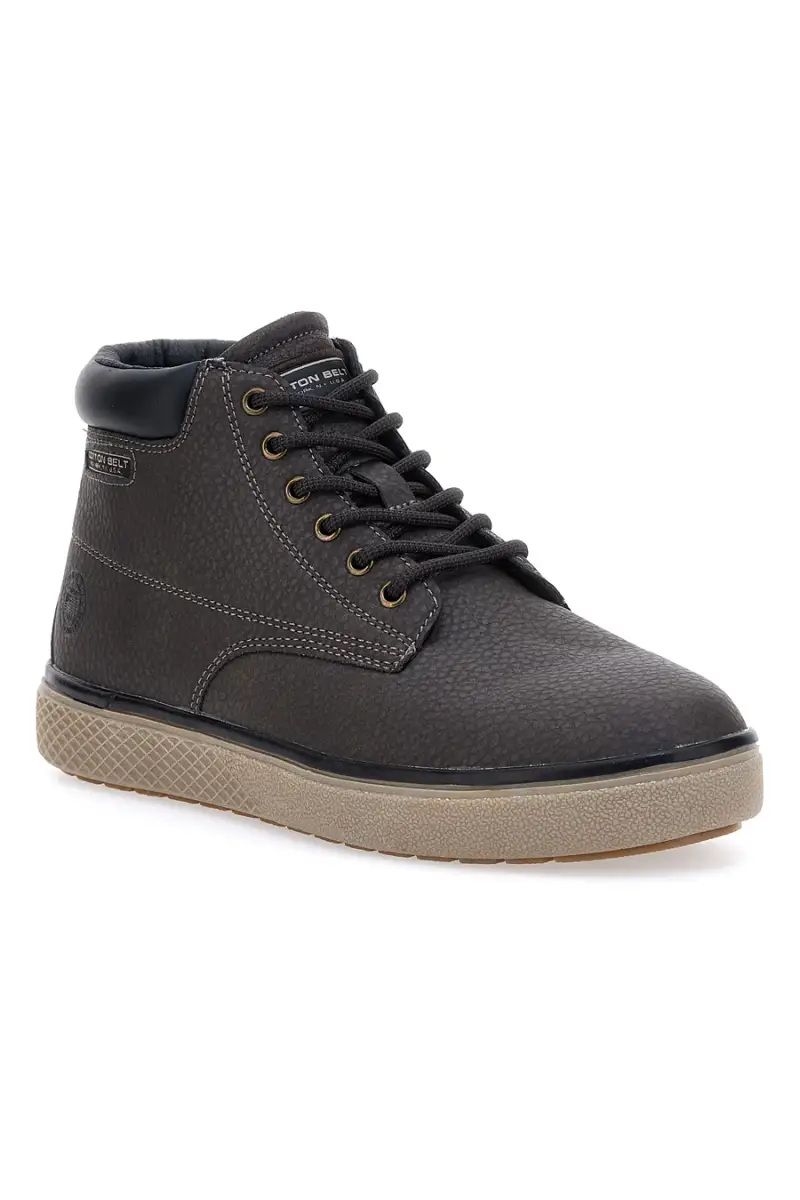 Sneakers Mid-Cut Marrone Scuro Cotton Belt CBM424A00 [CAFFE ] miniatura 2